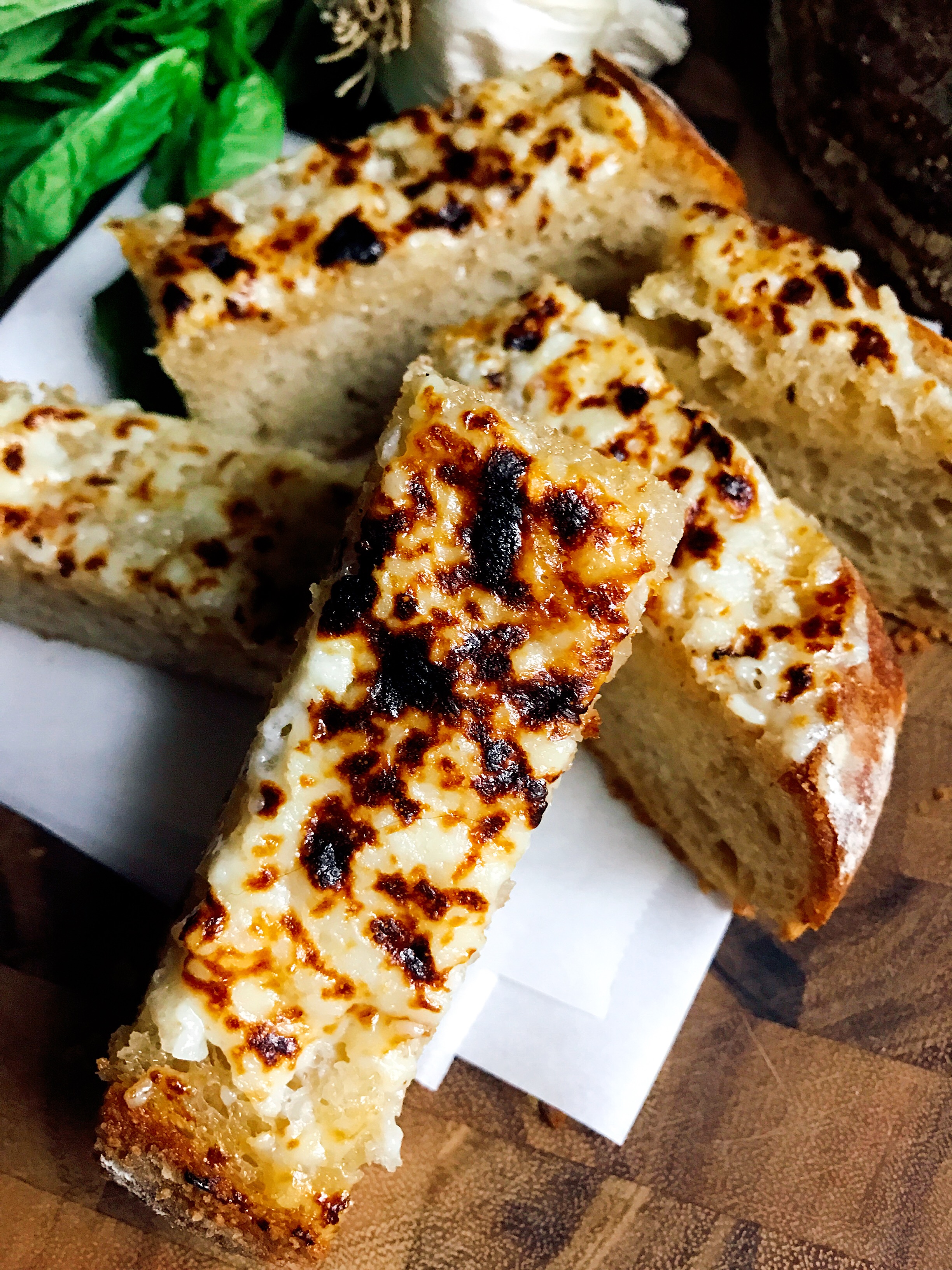 Sourdough Garlic Bread - Three Olives Branch