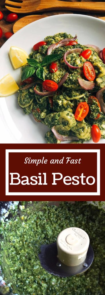 Simple and fast, this basil pesto is ready in just minutes! Full of bright and fresh flavors, this pesto is a regular in the menu rotation. | Three Olives Branch