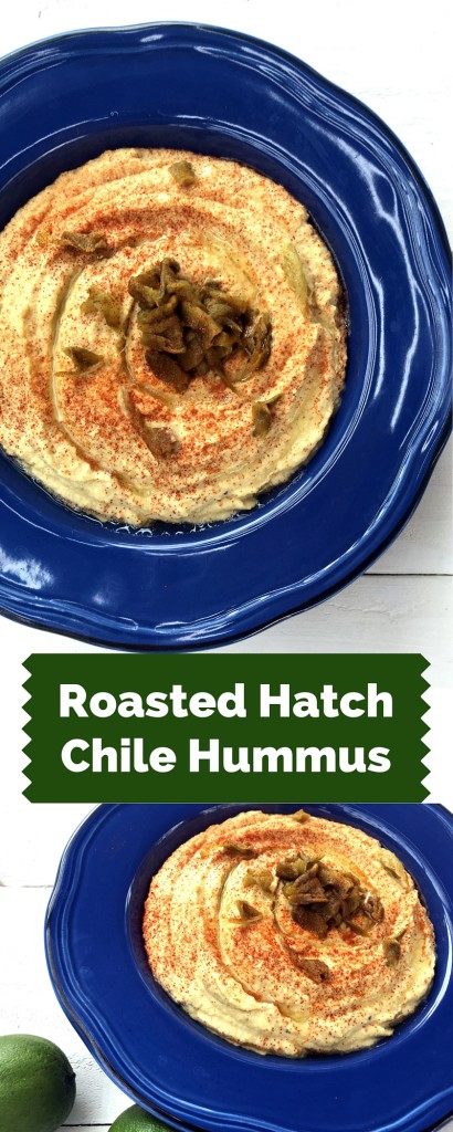 Roasted Hatch Chile Hummus | Three Olives Branch