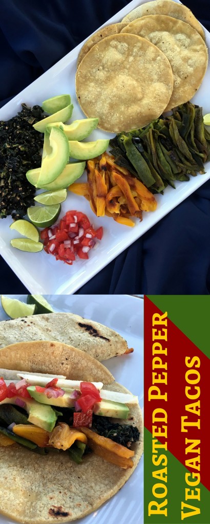 Roasted Pepper Vegan Tacos | Three Olives Branch