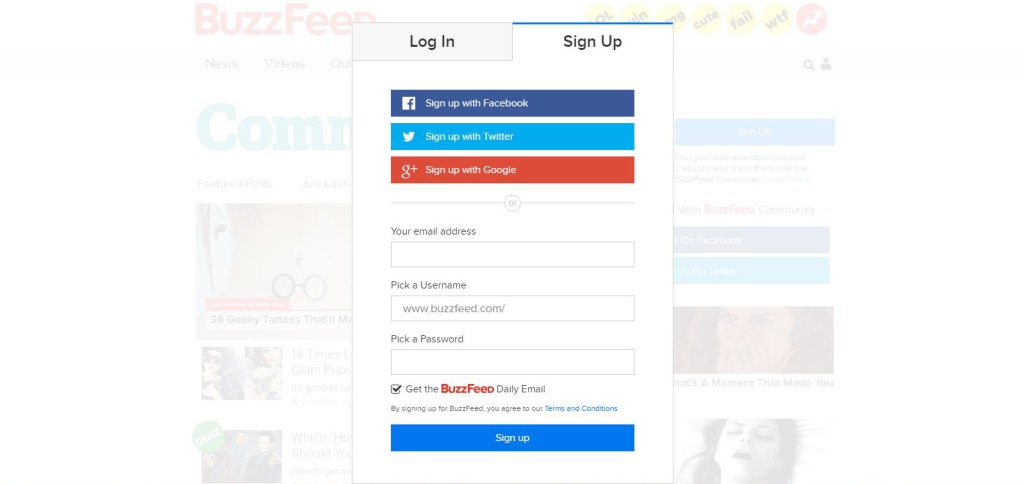 How to Create Posts for BuzzFeed Community | Three Olives Branch