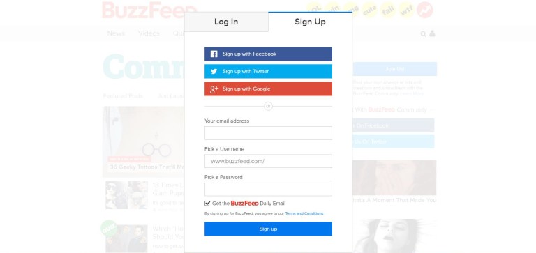 How to Create Posts for Buzzfeed Community - Three Olives Branch