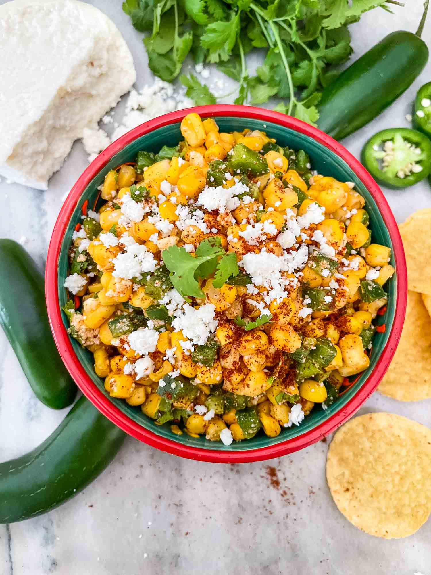 Mexican Street Corn Salad (Esquites)