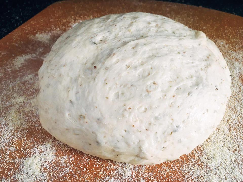 oregano garlic pizza dough