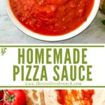 Long pin for Homemade Pizza Sauce with title