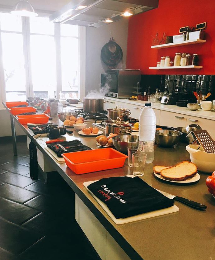 Authentic Spanish cooking class at Barcelona Cooking in Spain - Cooking Studio