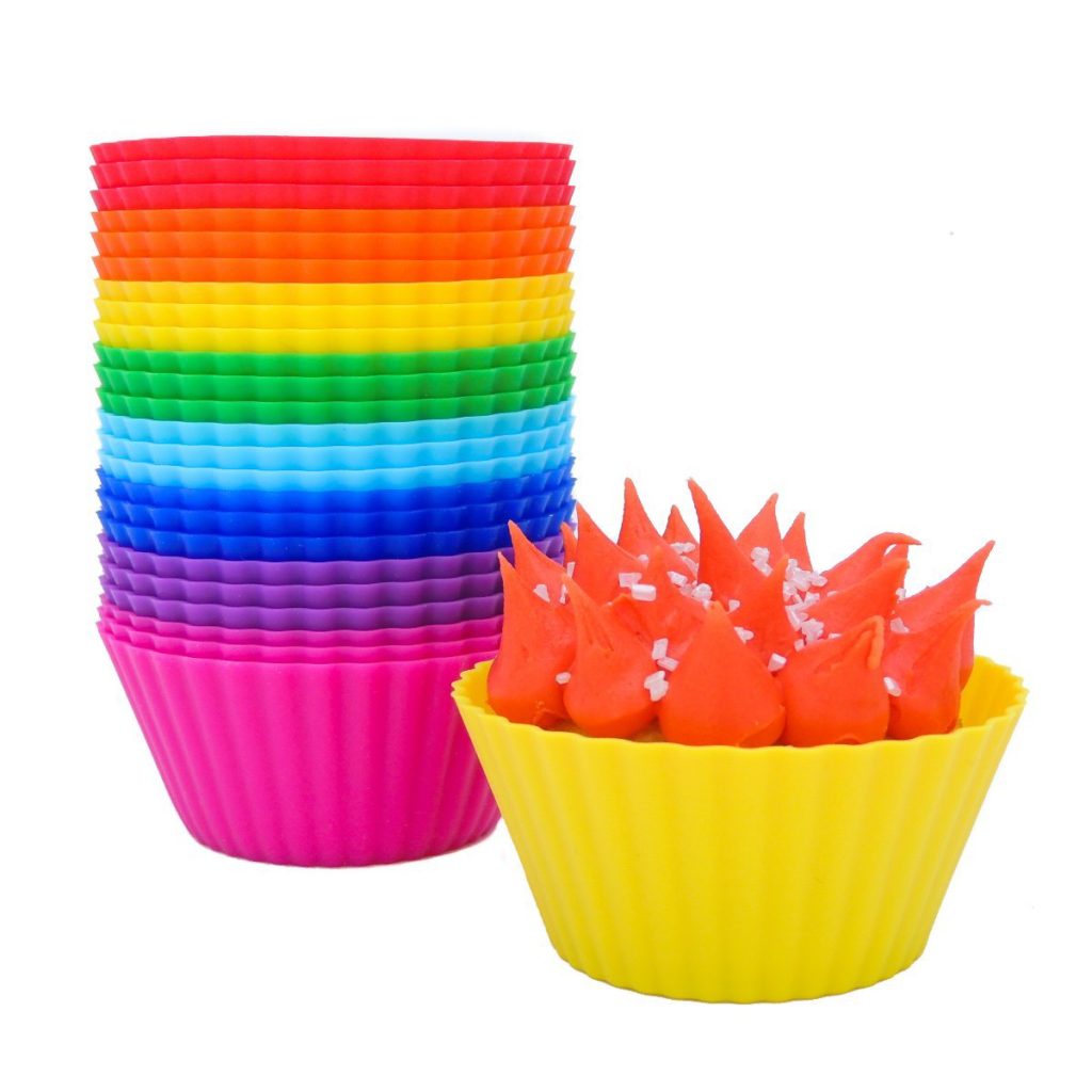 Silicone Cupcake Liners - Looking for some gift ideas for the cook in your life this holiday season? These 17 Stocking Stuffers for the Cook in Your Life are a perfect list to find something special for your loved one. Great present ideas for Kwanza, Christmas, Hanukkah, and more | Three Olives Branch | www.threeolivesbranch.com