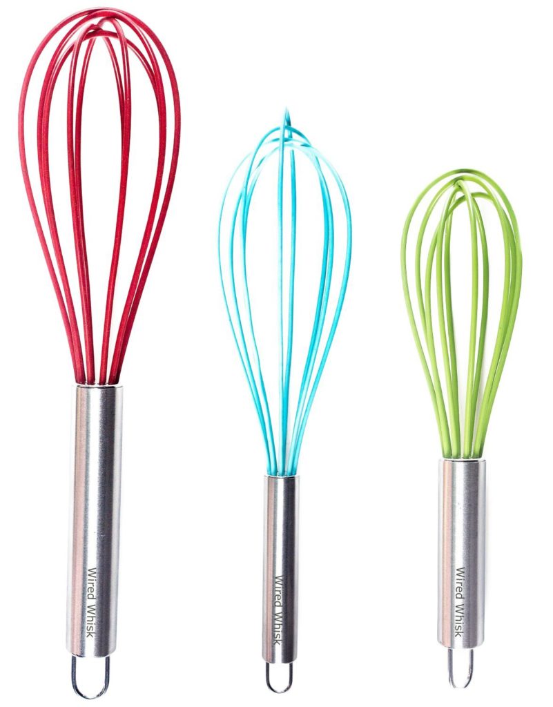 Silicone Whisks - Looking for some gift ideas for the cook in your life this holiday season? These 17 Stocking Stuffers for the Cook in Your Life are a perfect list to find something special for your loved one. Great present ideas for Kwanza, Christmas, Hanukkah, and more | Three Olives Branch | www.threeolivesbranch.com