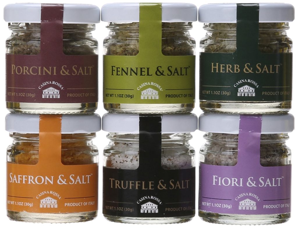 Flavored Salts - A perfect gift for the grill lover in your life! Great for Dad, husband, men, and women. Present for Christmas, Hanukkah, birthdays, or any other gift giving holiday! | 20 Gift Ideas for Grill Lovers | Three Olives Branch | www.threeolivesbranch.com