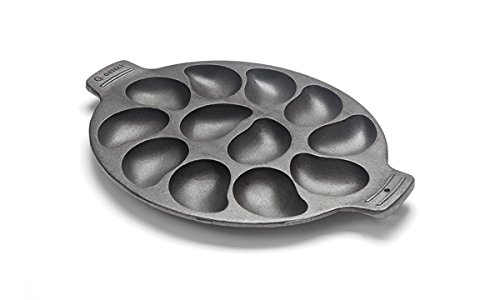 Oyster Grill Pan - A perfect gift for the grill lover in your life! Great for Dad, husband, men, and women. Present for Christmas, Hanukkah, birthdays, or any other gift giving holiday! | 20 Gift Ideas for Grill Lovers | Three Olives Branch | www.threeolivesbranch.com
