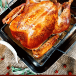Pin image for turkey roasting tips with title at bottom