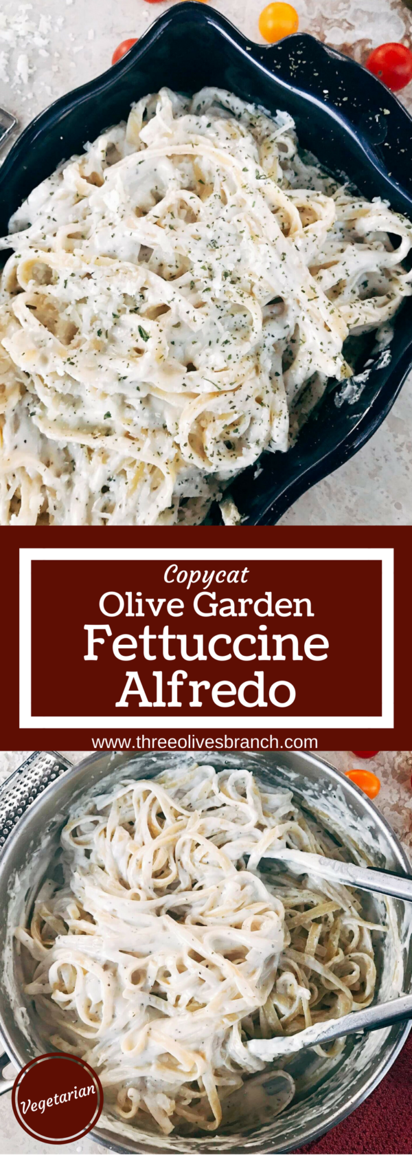 Copycat Olive Garden Fettuccine Alfredo Three Olives Branch
