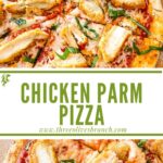 Long pin for Chicken Parm Pizza with title