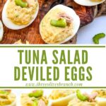 Long pin for Tuna Deviled Eggs.