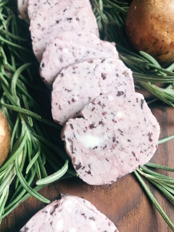 Portabella Mushroom and Red Wine Compound Butter Three Olives Branch