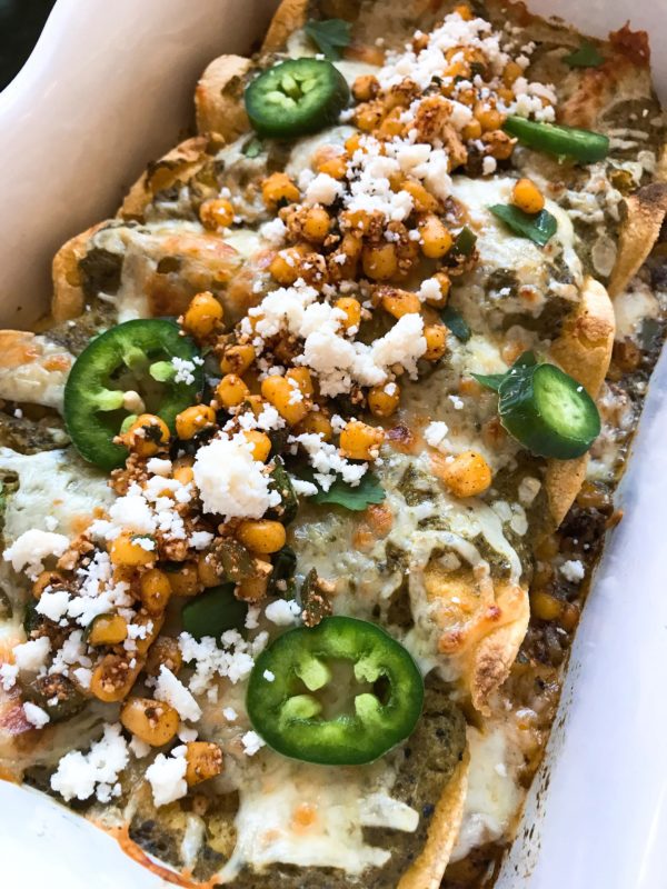 Mexican Street Corn Enchiladas Three Olives Branch