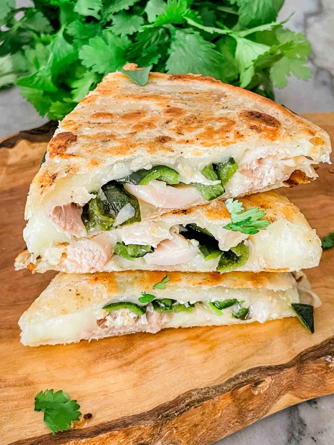 Chicken Poblano Quesadilla Three Olives Branch