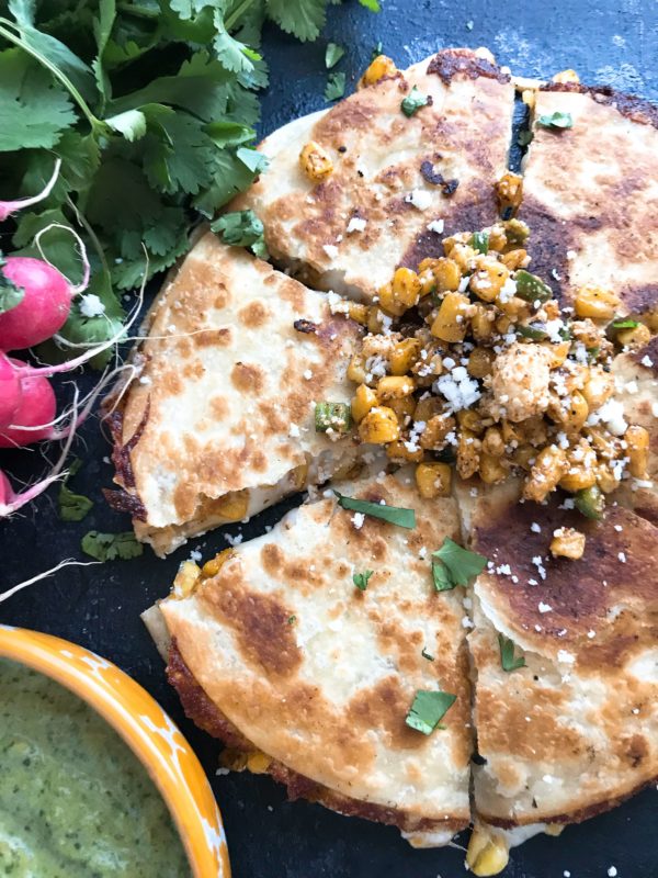 Mexican Street Corn Quesadillas Three Olives Branch