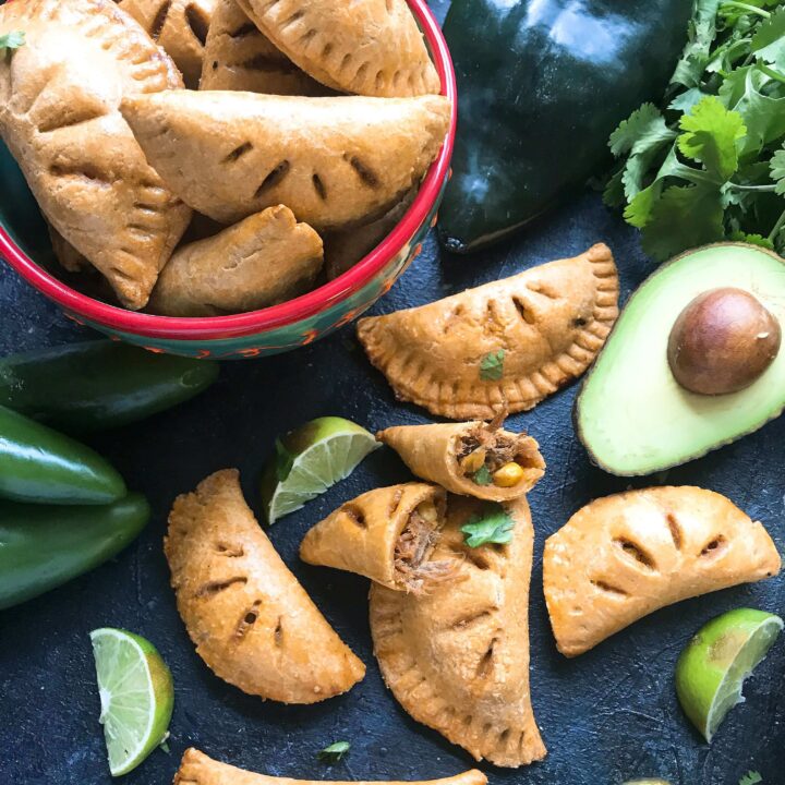 Shredded Beef and Mexican Street Corn Empanadas Three Olives Branch