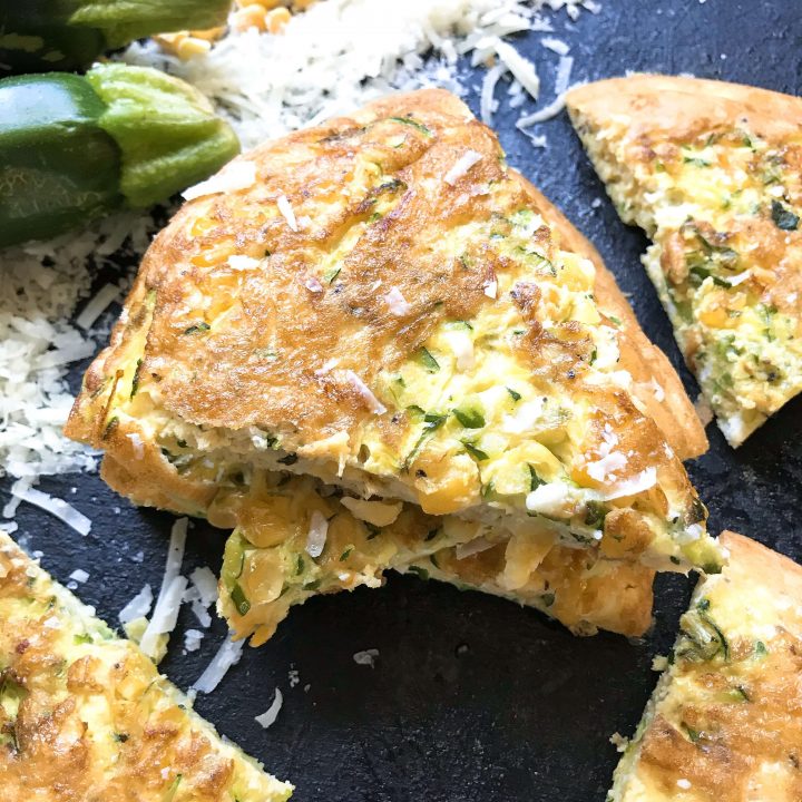 Vegetarian Zucchini Corn Frittata - Three Olives Branch