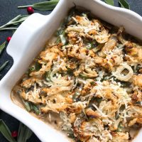 Parmesan Garlic Green Bean Casserole - Three Olives Branch