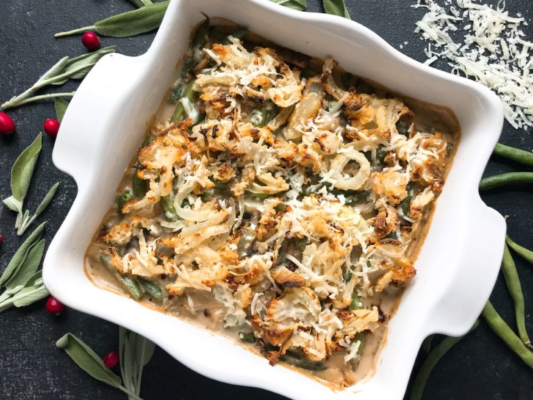 Parmesan Garlic Green Bean Casserole Three Olives Branch