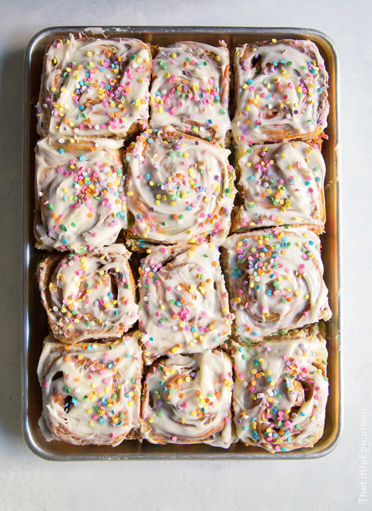 20 Unique Cinnamon Rolls recipes and sweet rolls to inspire your breakfast or brunch. Great for holiday cooking and events. Comfort food baking. Three Olives Branch #comfortfood #cinnamonrolls 