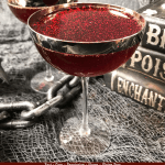 Pin of Stormy Hallows Eve Rum Halloween Cocktails with title