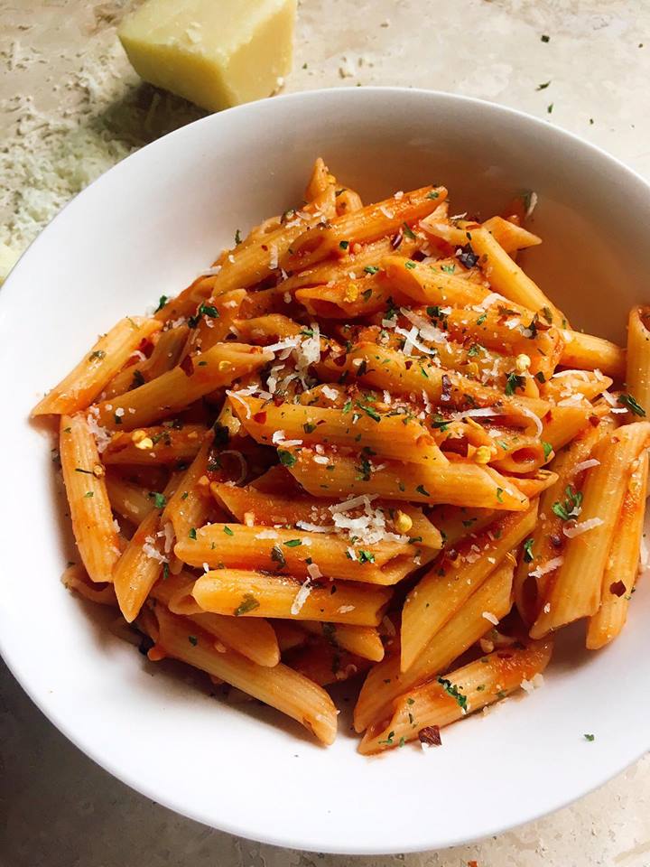 Arrabbiata Pasta - Top 10 Recipes of 2018 from Three Olives Branch