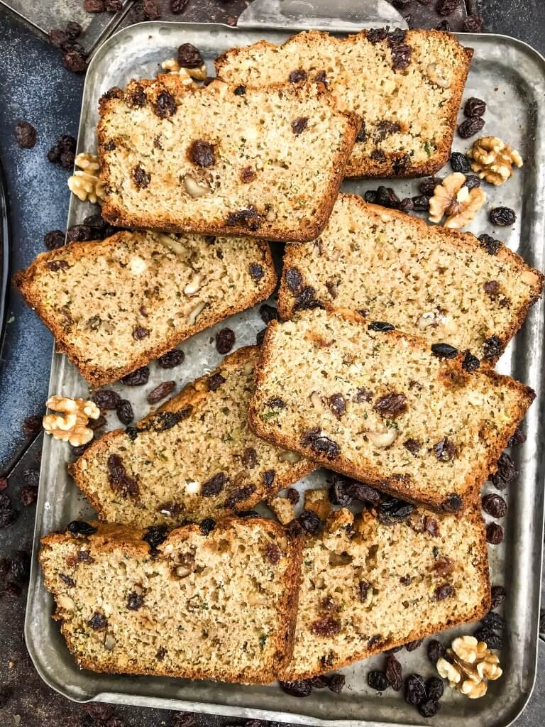 Walnut Raisin Zucchini Bread Three Olives Branch