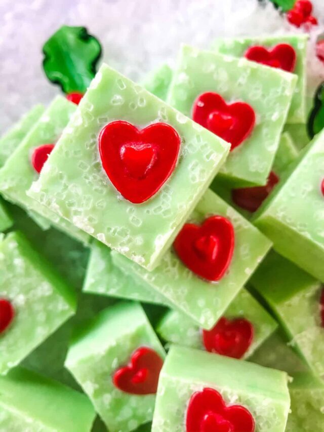 Christmas Grinch Fudge Recipe Story