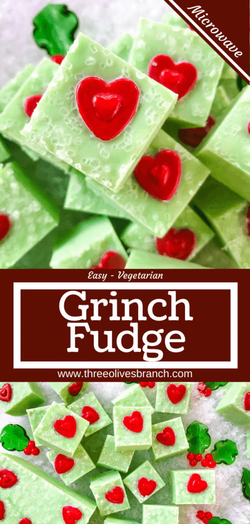 Easy Grinch Fudge Recipe - Far From Normal