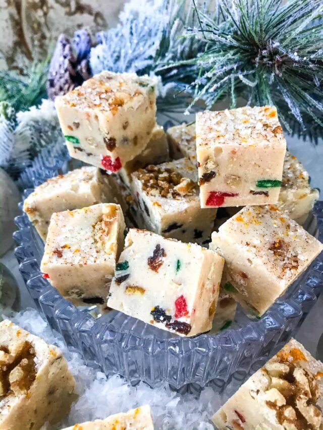 Christmas Fruitcake Fudge Recipe Story