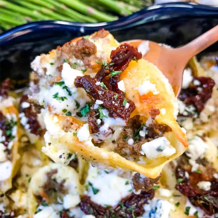 Steak Alfredo Stuffed Shells Three Olives Branch