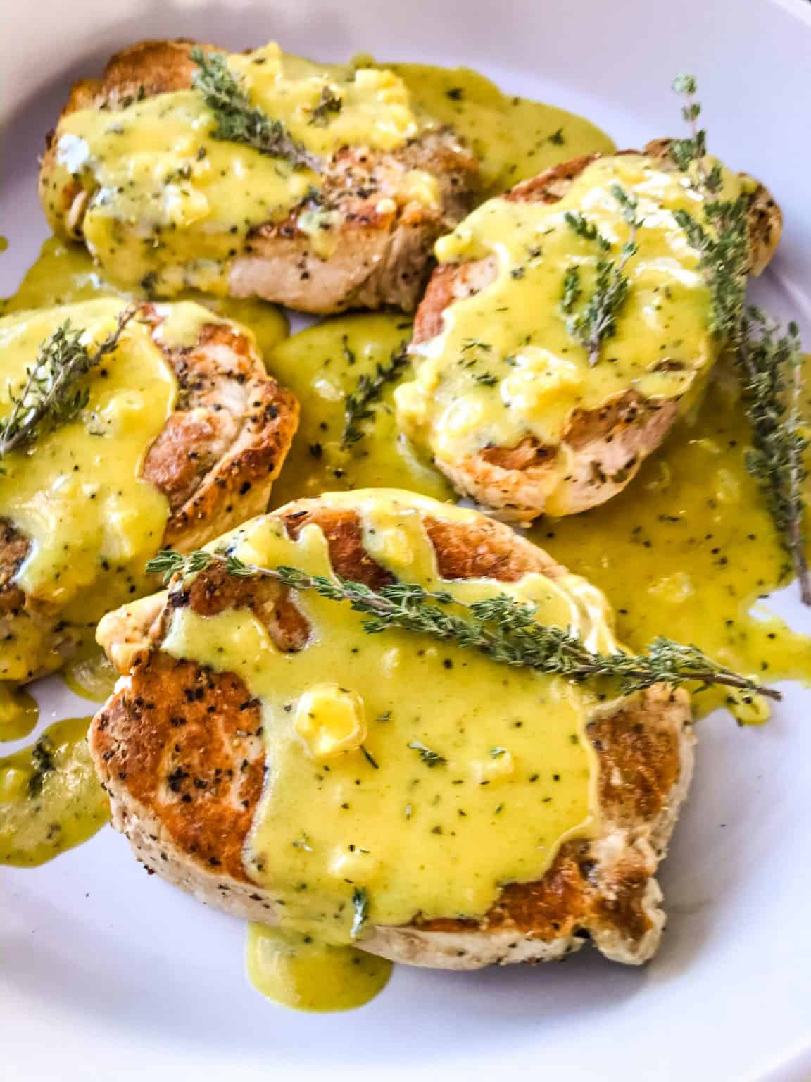 Creamy Honey Mustard Pork Chops Three Olives Branch