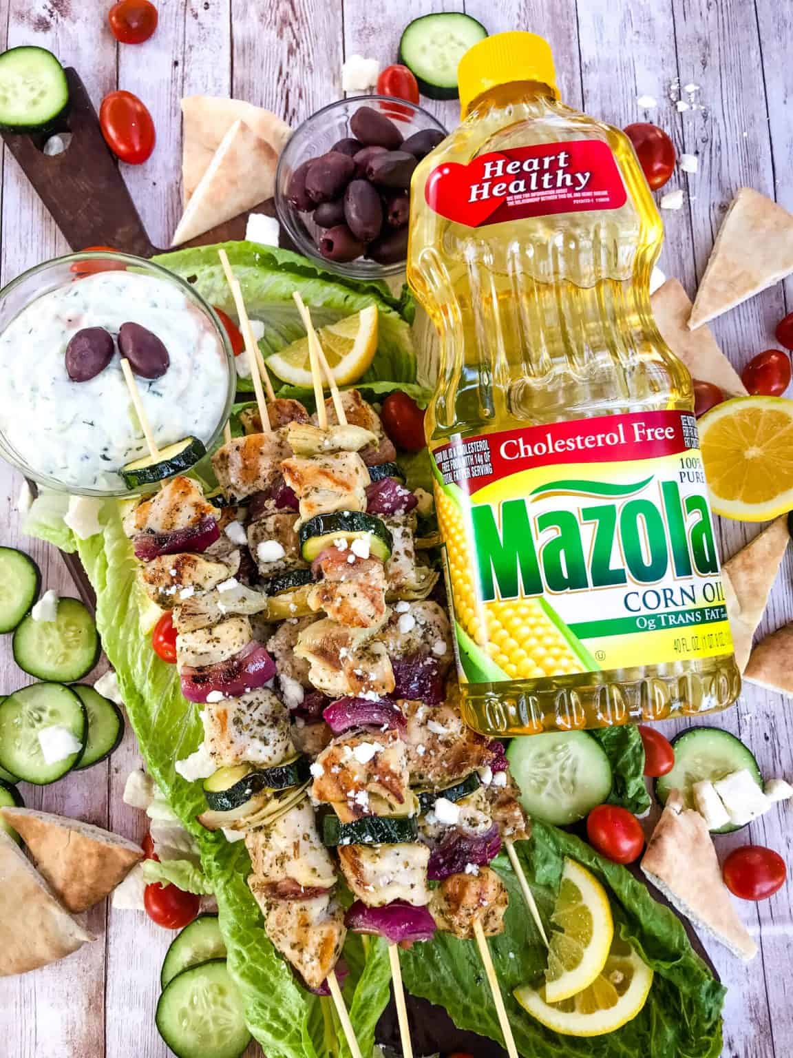 Fresh and Light Grilled Greek Chicken Skewers Three Olives Branch