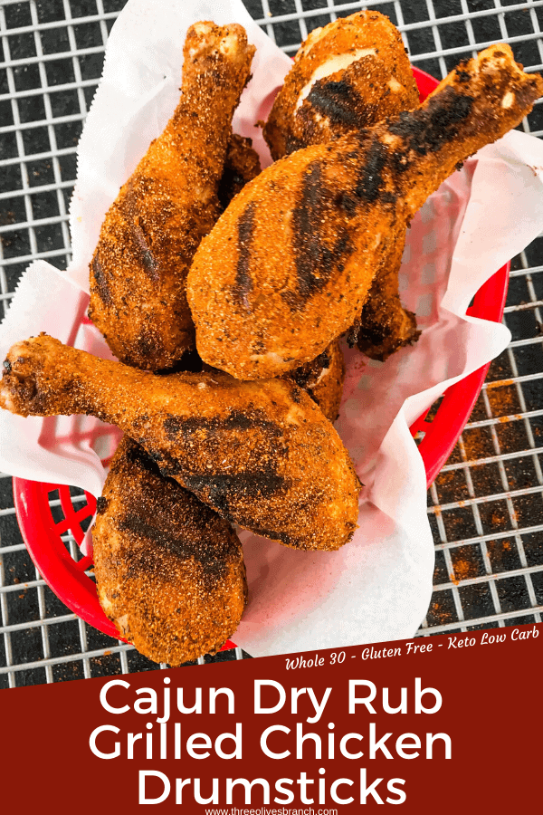 Grilled Chicken Legs with Cajun Dry Rub Three Olives Branch