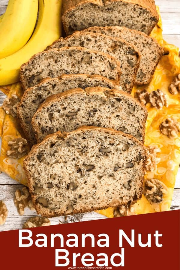 Recipe for Banana Bread with Nuts Three Olives Branch