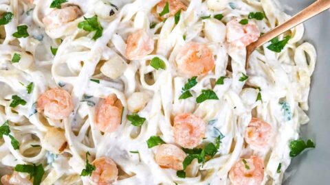 Copycat Olive Garden Steak Gorgonzola Alfredo - Three Olives Branch