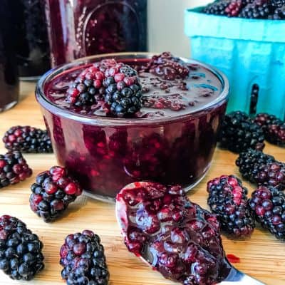 Homemade Blackberry Jam Recipe (Marionberry Jam) - Three Olives Branch