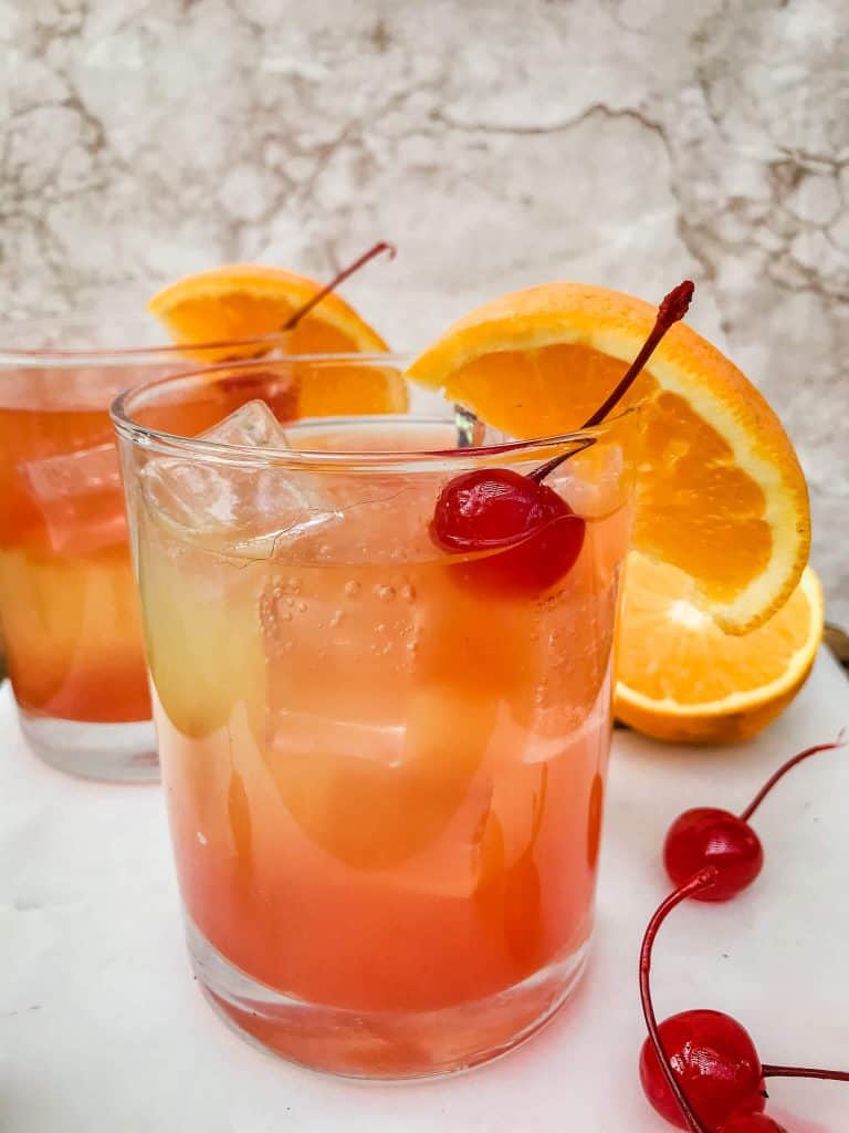 Copycat Olive Garden Venetian Sunset Champagne Cocktail