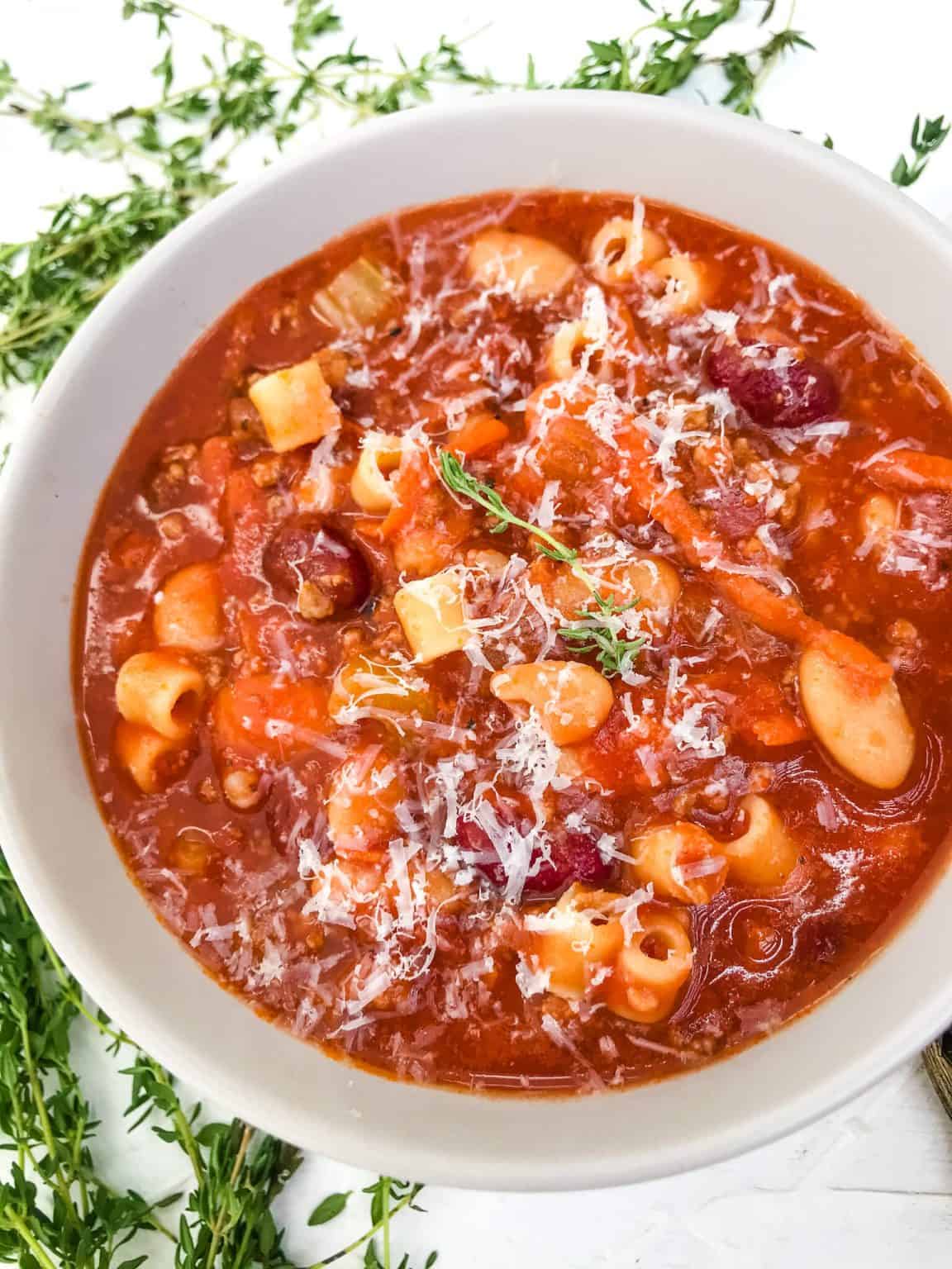 Copycat Olive Garden Pasta Fagioli Soup Three Olives Branch