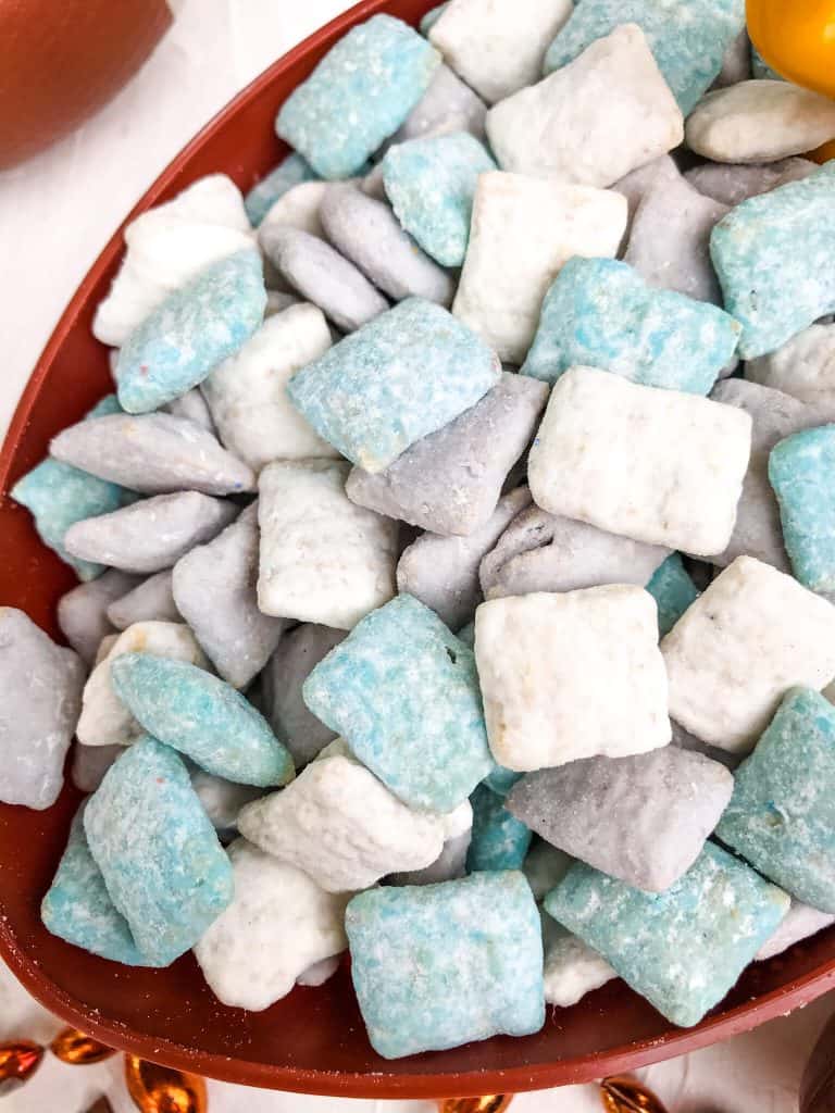 Close up of Detroit Lions Puppy Chow