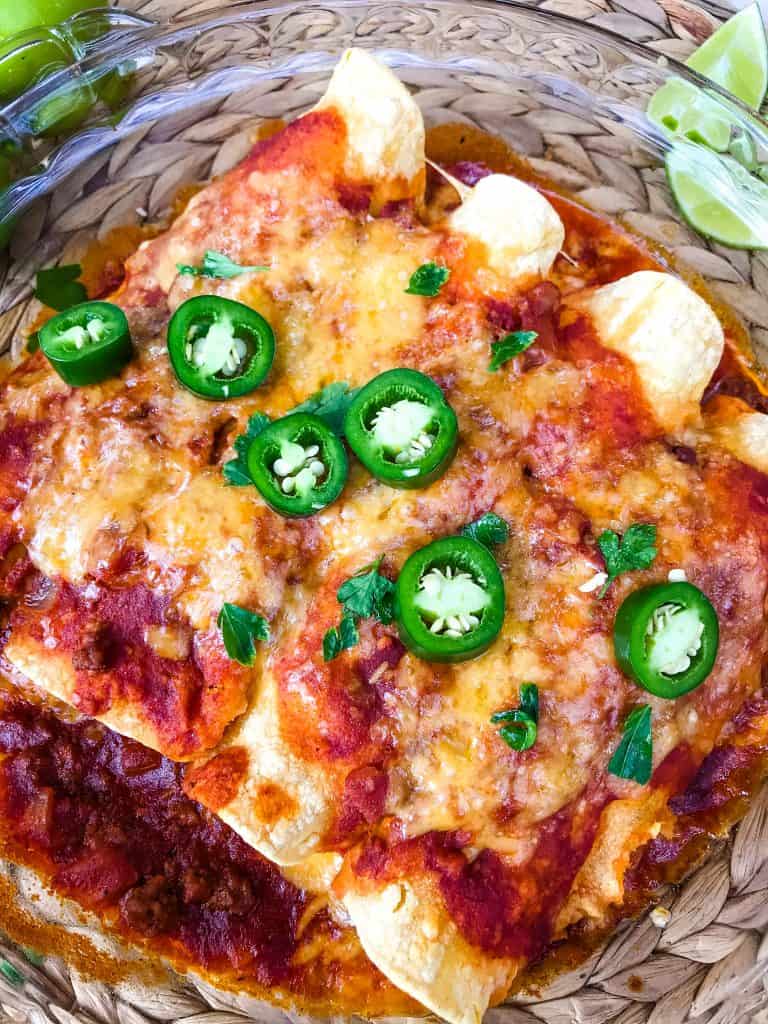 Ground Beef Enchiladas