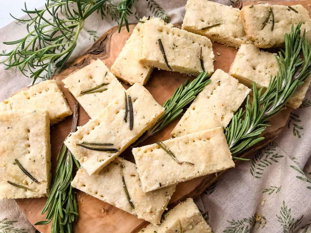 Shortbread on a board