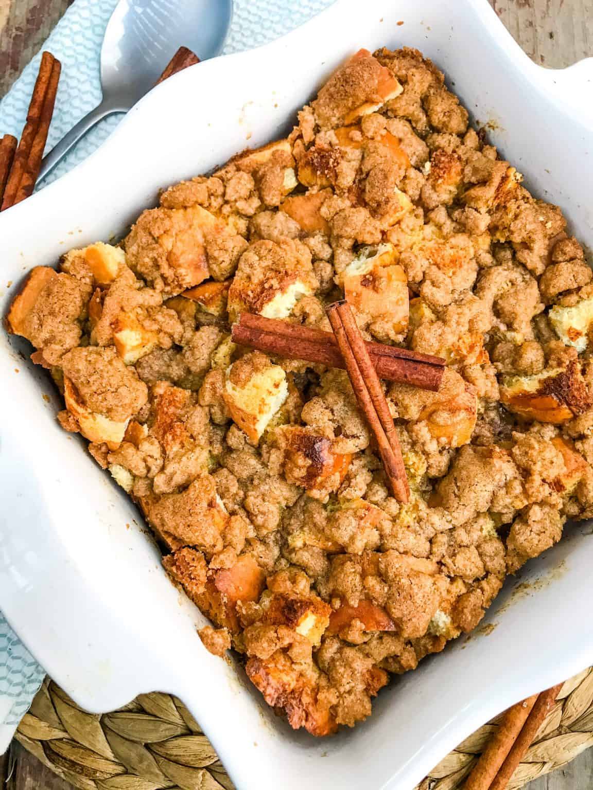 Overnight Eggnog French Toast Casserole Three Olives Branch