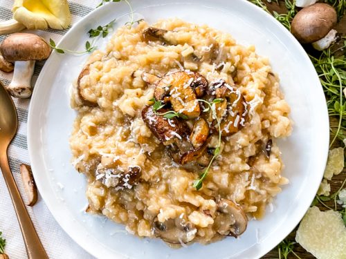 Creamy Mushroom Risotto
