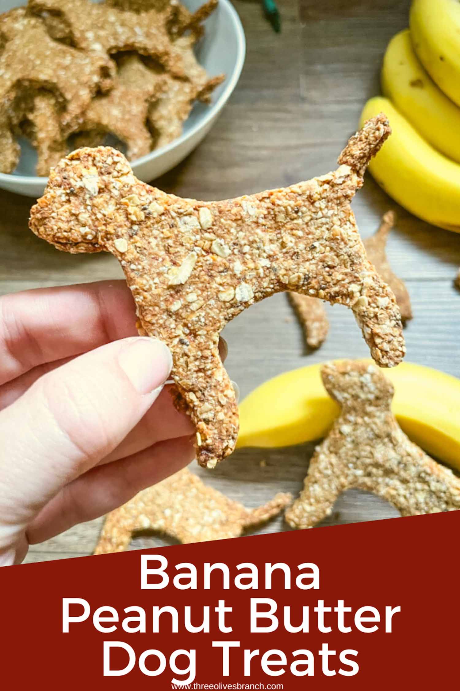 Banana Peanut Butter Dog Treats Three Olives Branch