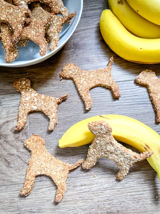 Treats scattered with some bananas