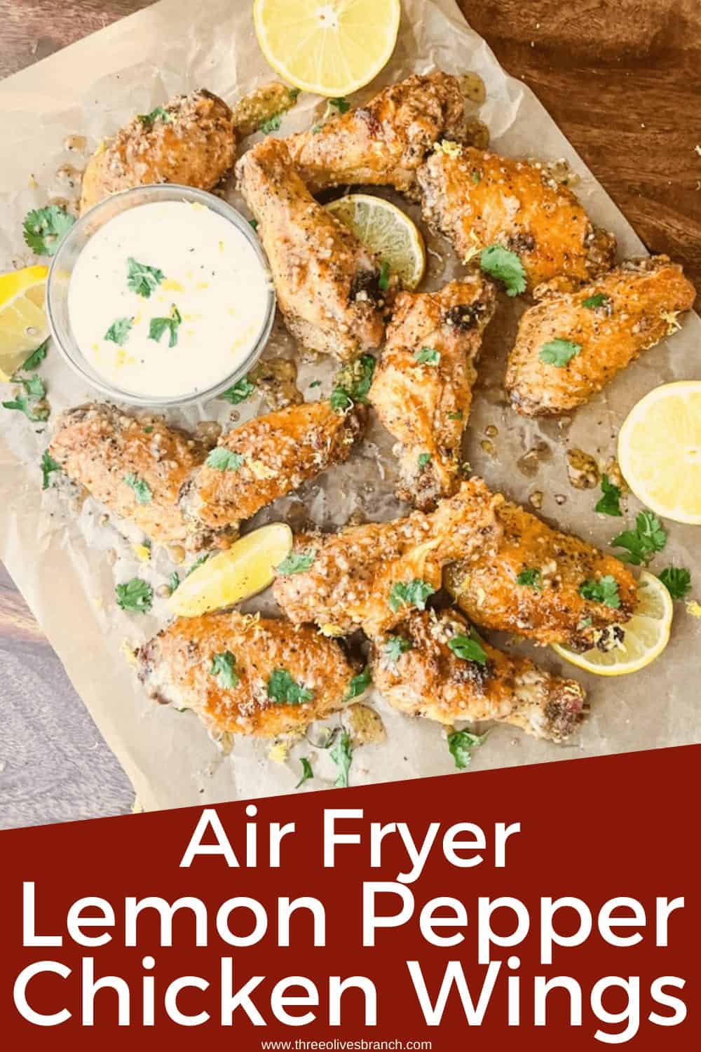 Lemon Pepper Chicken Wings Air Fryer Three Olives Branch